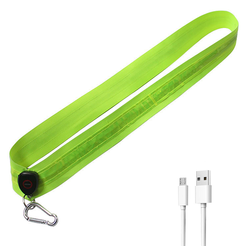 Running Jogging Gear - Sabuk Lari LED Isi Ulang dengan