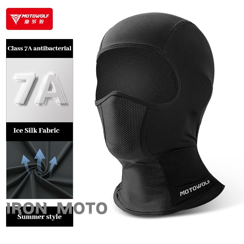 Running Gear Satisfy - Motowolf Topi Bersepeda Musim Panas Masker