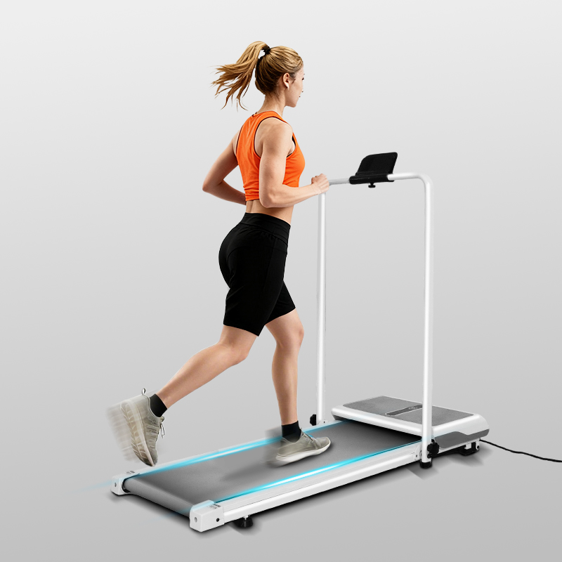 Running Gear Gym - Treadmill Lipat 2-in-1 Hemat Ruang, Peralatan