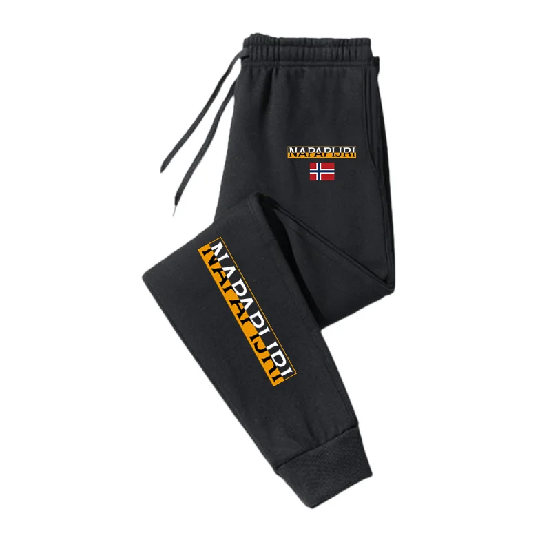 Running Gear Winter - Celana Kasual Pria, Pakaian Olahraga Musim