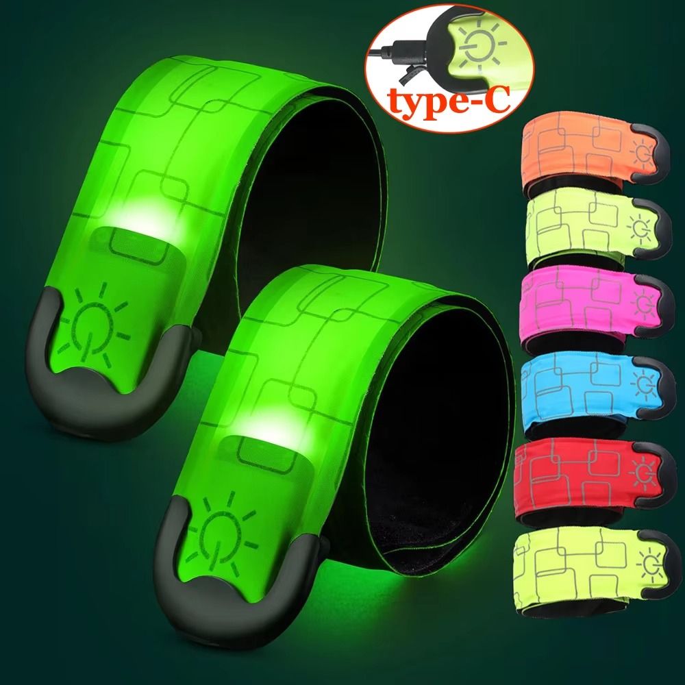 Running Visibility Gear - Gelang Lari Malam Hari Model Baterai,