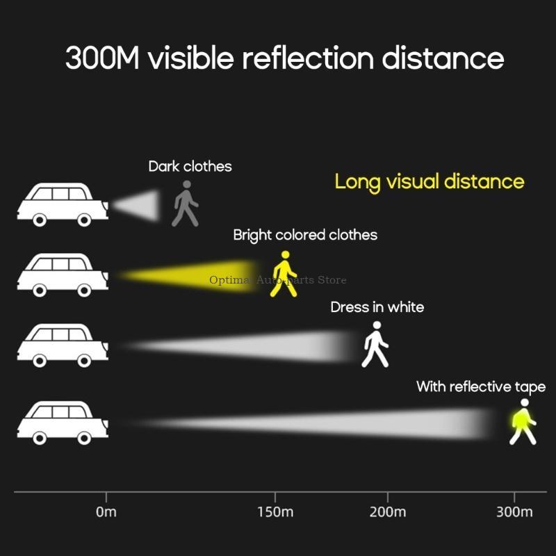 Running Visibility Gear - Pergelangan Tangan Reflektif Perlengkapan Lari Reflektif