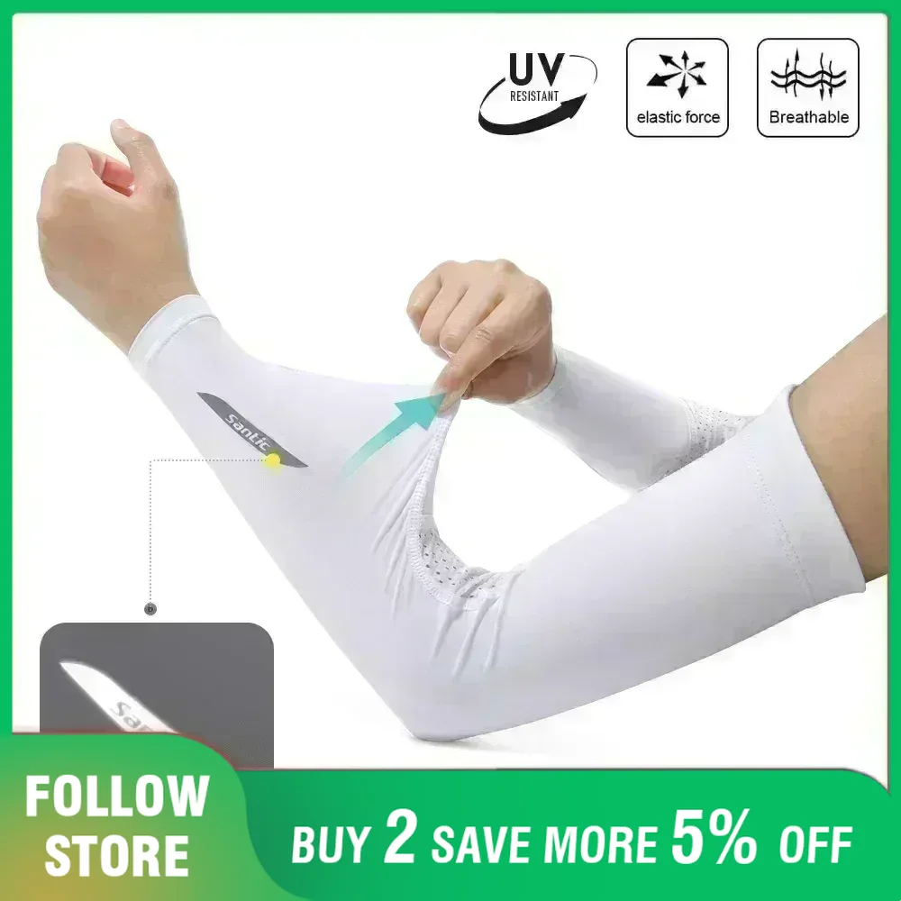 Running Gear Satisfy - Santic Sports lengan kompresi, perlengkapan pelindung