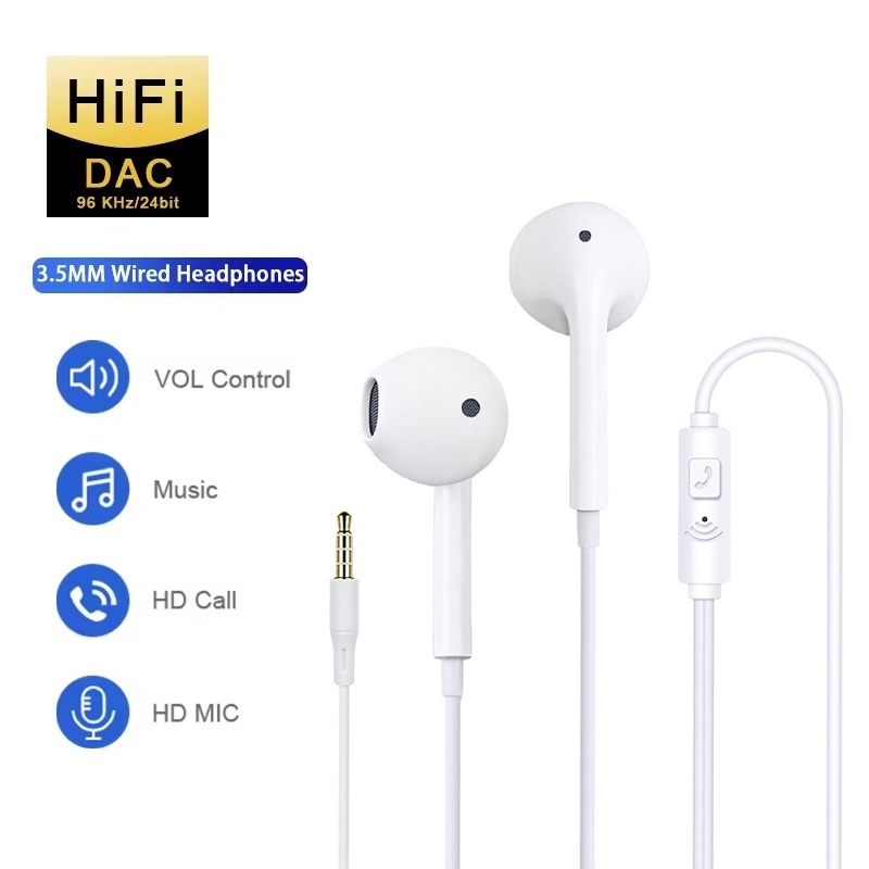Running Gear Headphones - Earphone In-Ear 3.5Mm untuk Ponsel Pintar