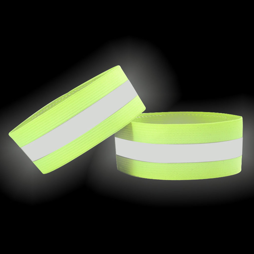 Running Visibility Gear - 4Pcs Gelang Reflektif, Pita Keselamatan Visibilitas