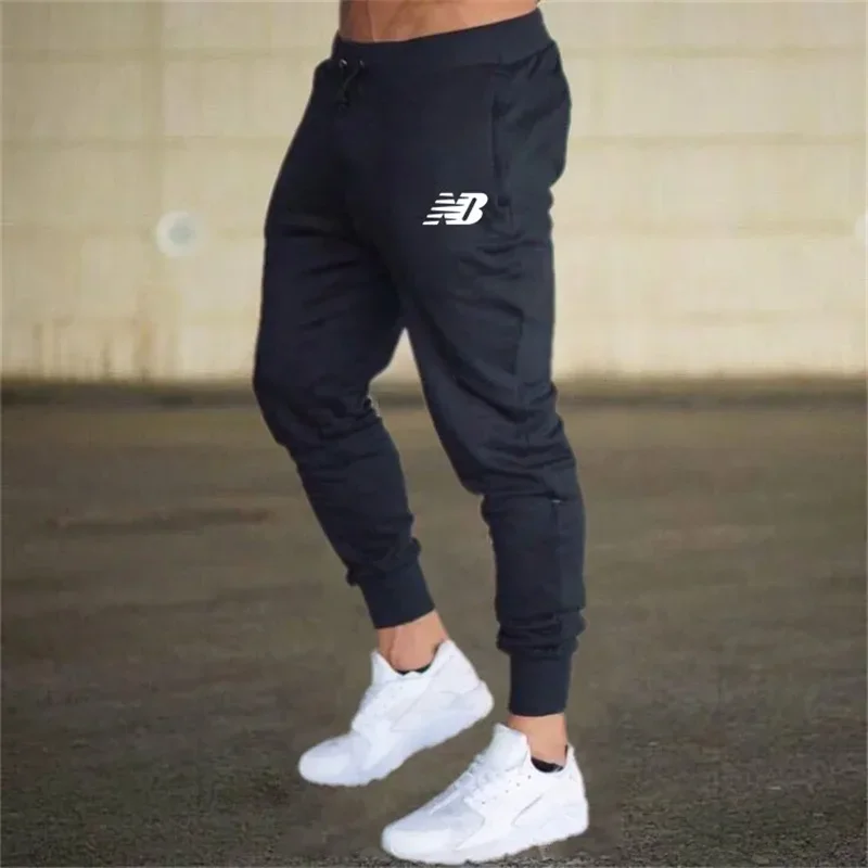Running Gear Winter - Celana jogging pria, bawahan fitness lari