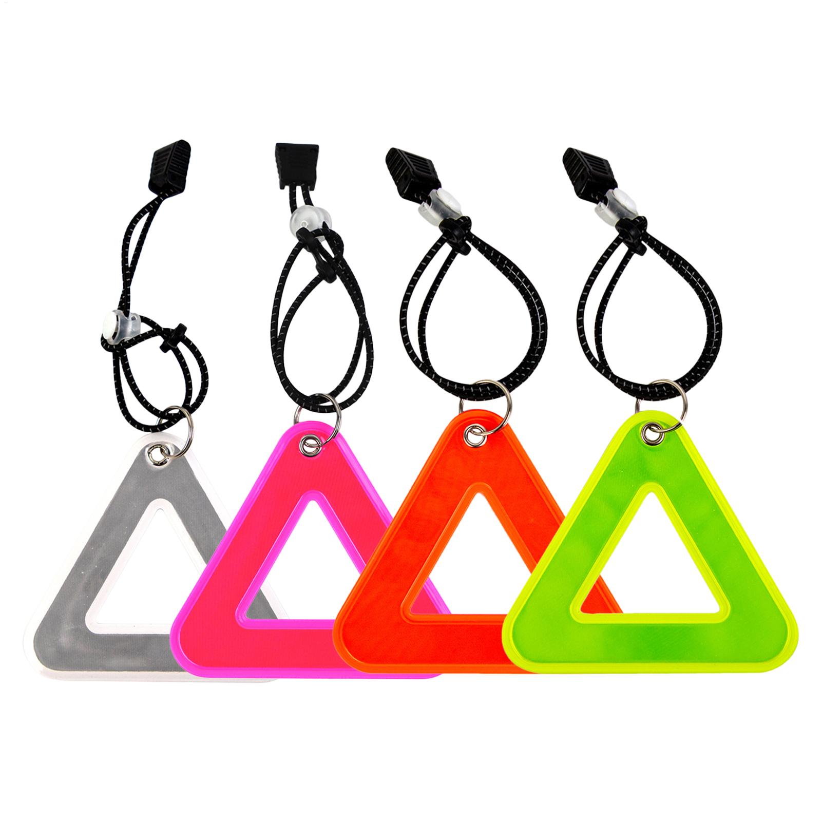 Running Visibility Gear - Liontin Reflektif Segitiga Visibilitas Tinggi Perlengkapan