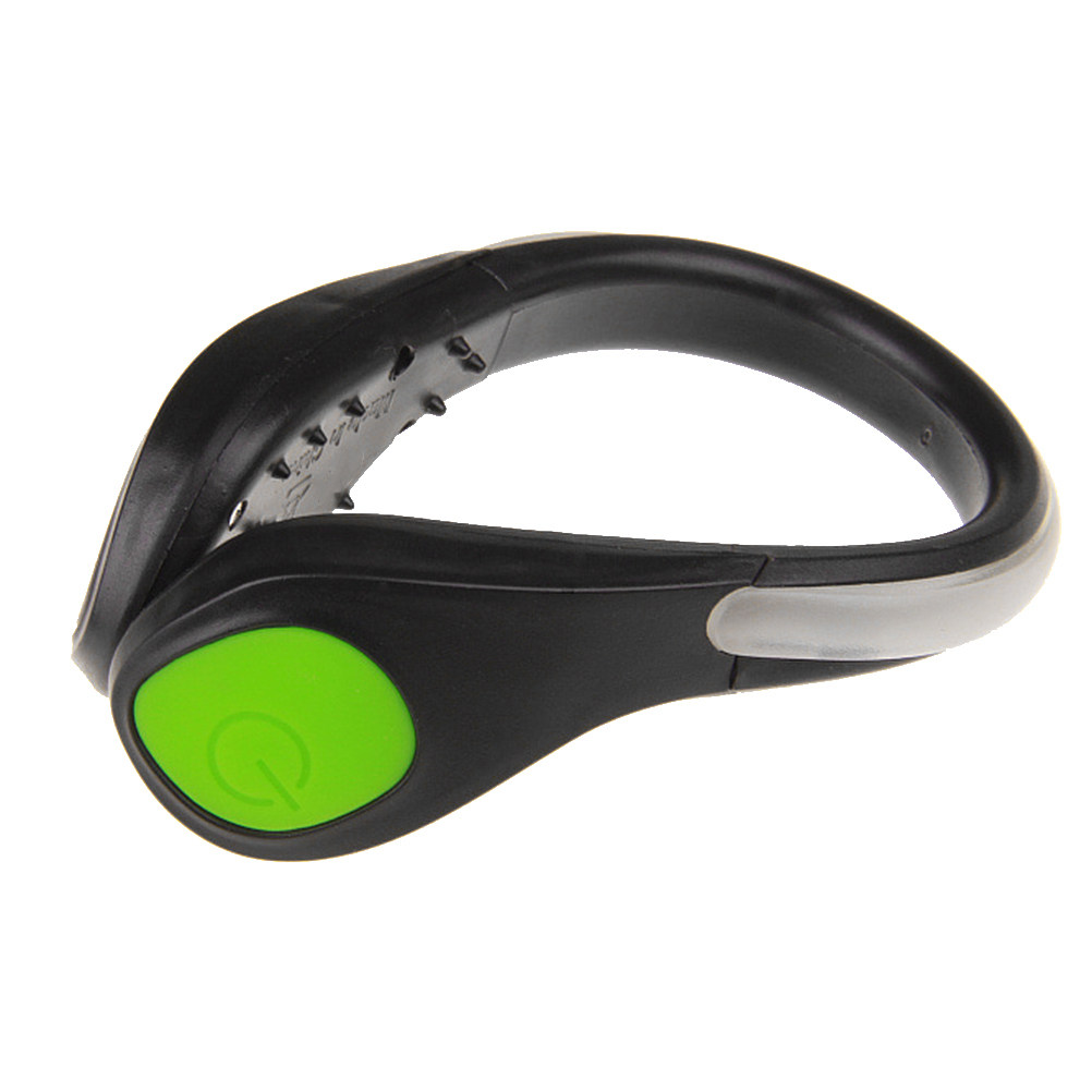 Running Jogging Gear - 1 Buah Klip Sepatu LED Hijau