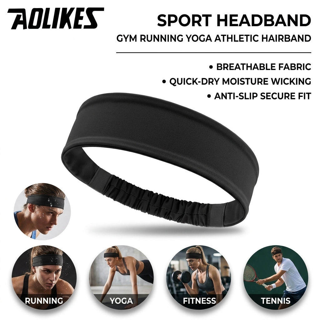 Pita Penahan Keringat Polieste - Running Gear Gym ulasan dan harga
