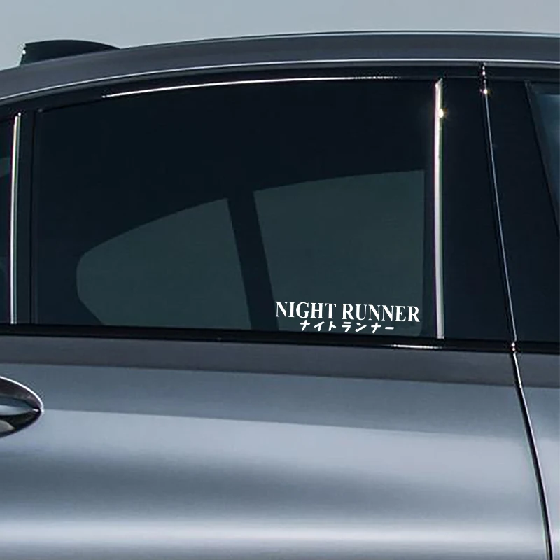 Stiker Mobil 20X4CM NIGHT RUNN - Runners Gear ulasan dan harga