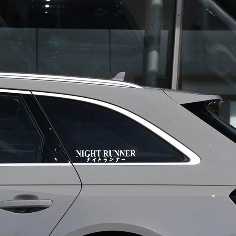 Stiker Mobil 20X4CM NIGHT RUNN - Runners Gear ulasan dan harga