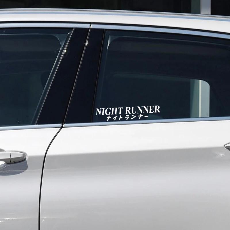 Stiker Mobil 20X4CM NIGHT RUNN - Runners Gear ulasan dan harga