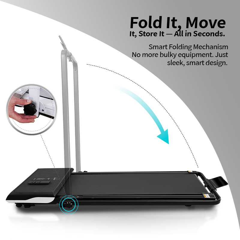 Treadmill Lipat 2-in-1 Hemat R - Running Gear Gym ulasan dan harga
