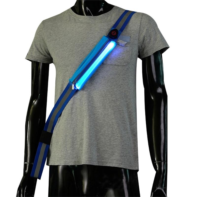 T3LB Sabuk Reflektif LED Visib - Running Visibility Gear ulasan dan harga