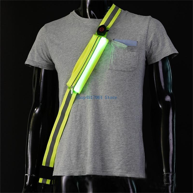 T3LB Sabuk Reflektif LED Visib - Running Visibility Gear ulasan dan harga
