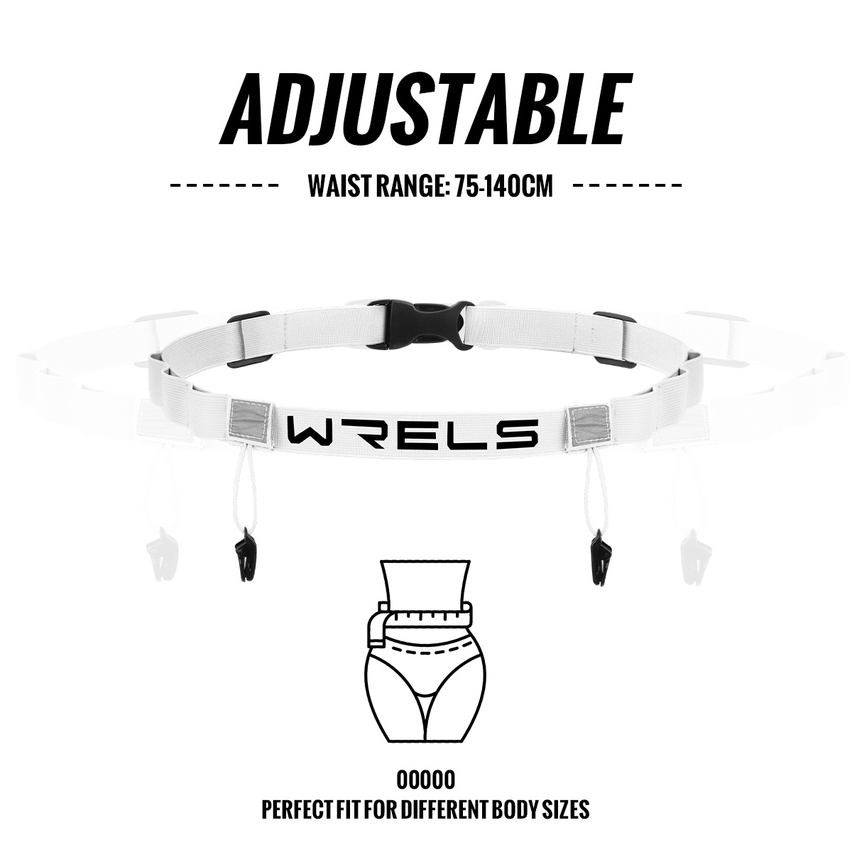 WRELS Sabuk Nomor Lomba Lari u - Runners Gear ulasan dan harga