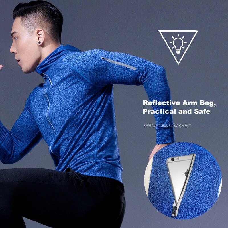Set Pakaian Fitness Pria 5-Pie - Running Gear Gym ulasan dan harga