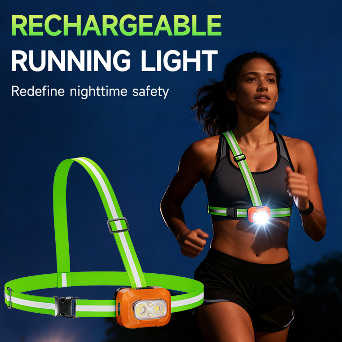 Lampu Lari USB Dapat Diisi Ula - Running Jogging Gear ulasan dan harga