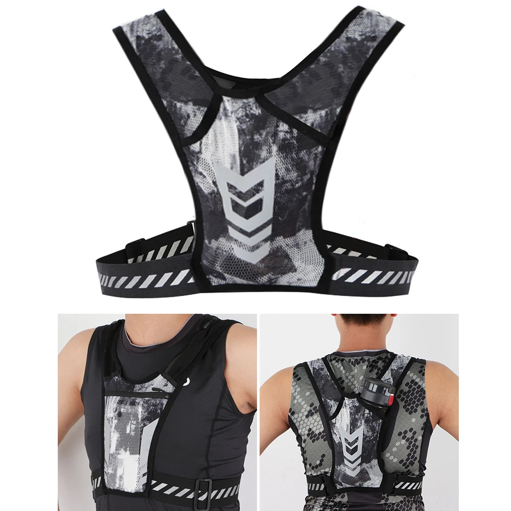 Rompi Lari Reflektif dengan Te - Running Gear Satisfy ulasan dan harga