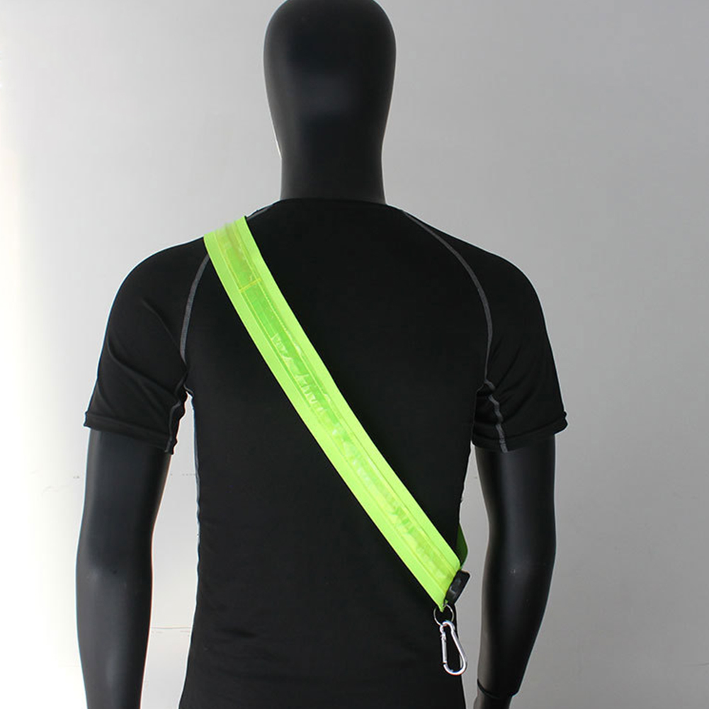 Tali Bahu Berlampu LED Isi Ula - Running Gear Green ulasan dan harga