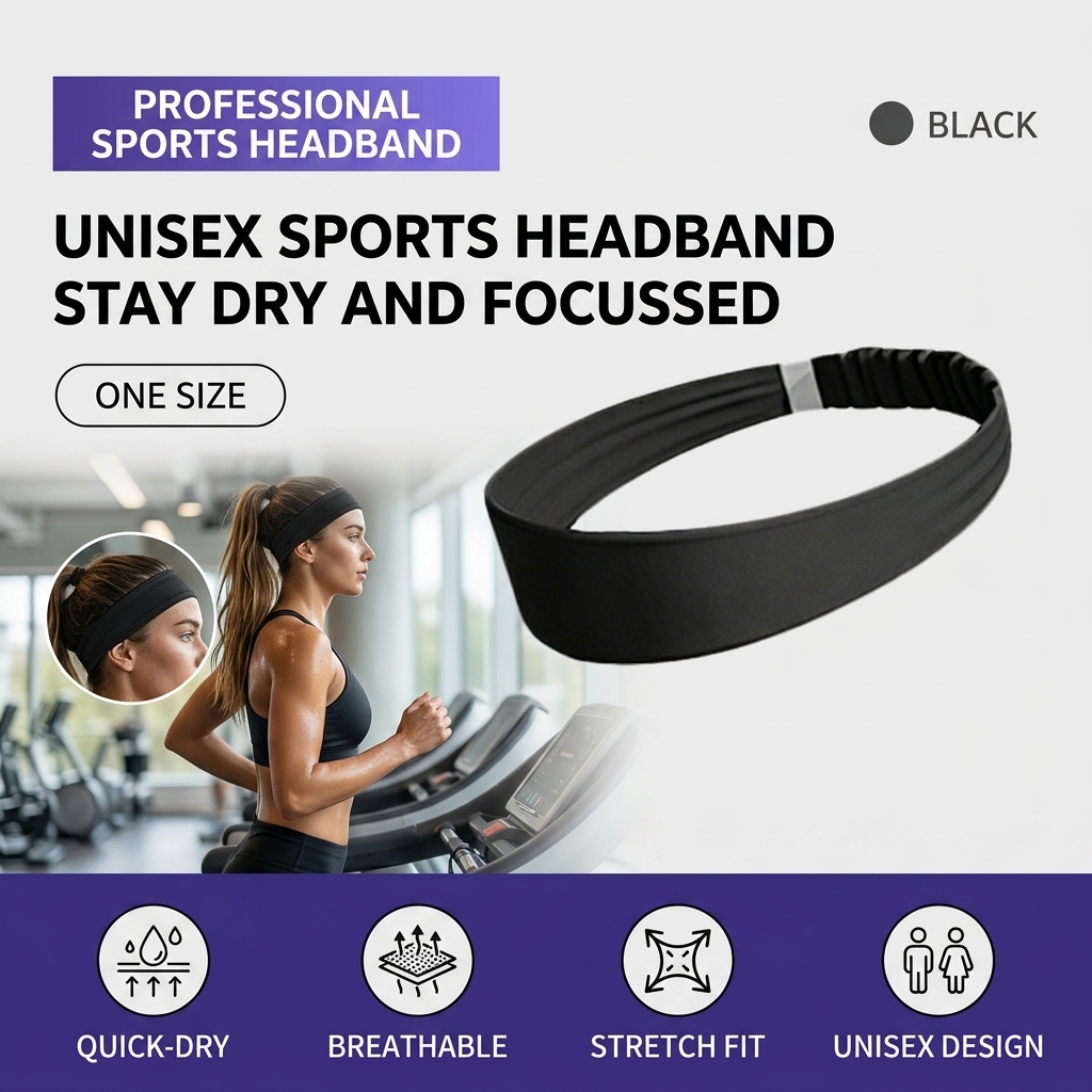 Headband Olahraga Bernapas, Me - Running Gear Gym ulasan dan harga