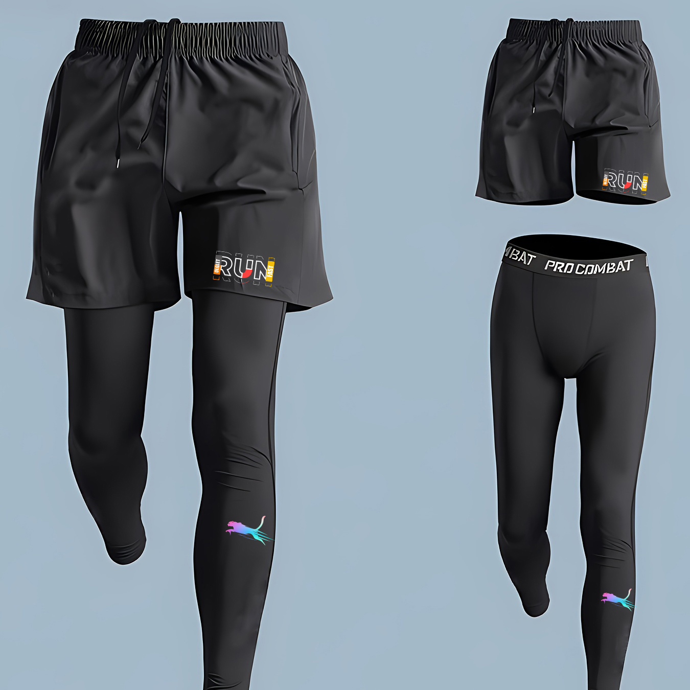 Set Lari Pria 2 Potong, Celana - Running Jogging Gear ulasan dan harga