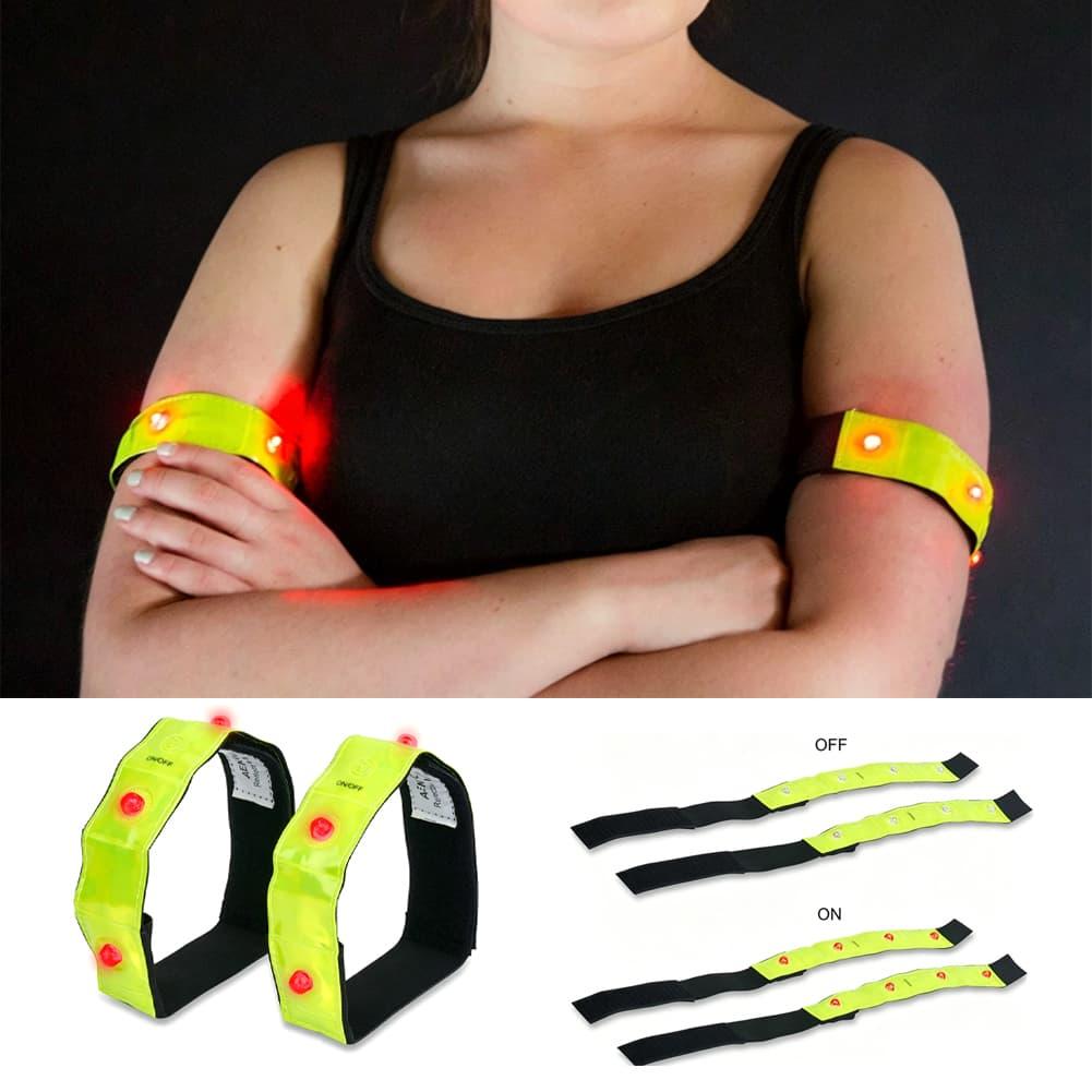 Gelang Reflektif LED Dengan Mo - Running Visibility Gear ulasan dan harga