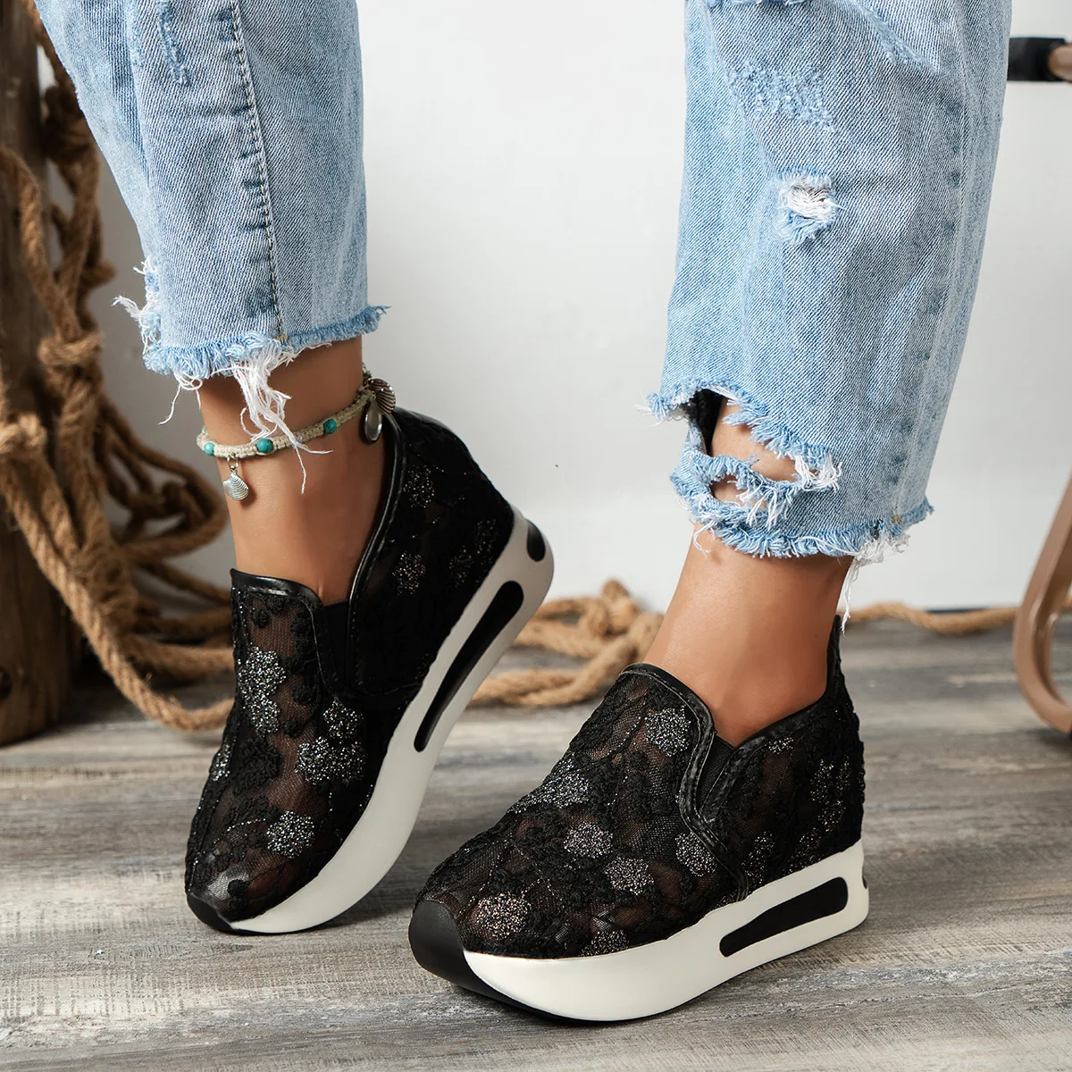 Sepatu Olahraga Wanita Platfor - Running Gear For Women ulasan dan harga